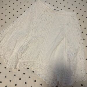 Ralph Lauren White Eyelet Skirt